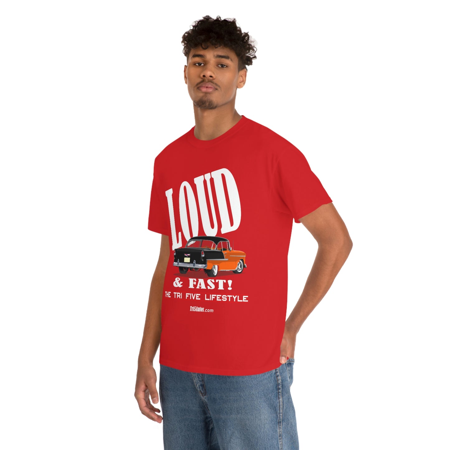 55 LOUD and Fast Unisex Heavy Cotton Tee