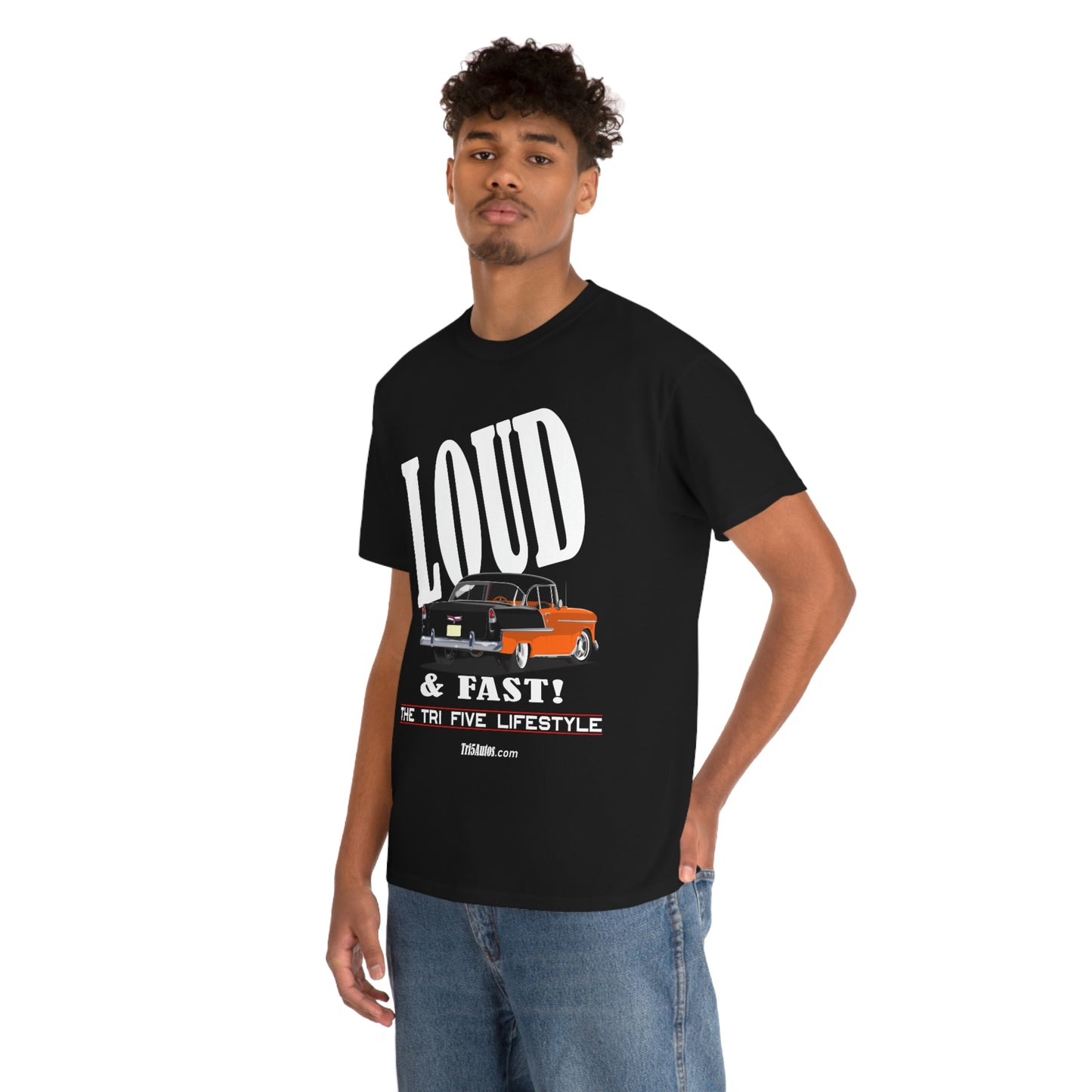 55 LOUD and Fast Unisex Heavy Cotton Tee