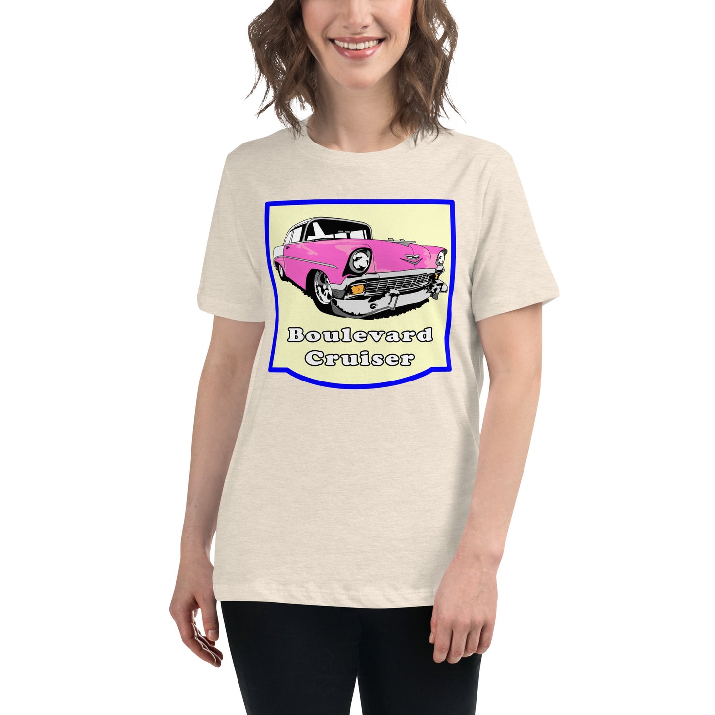 Pink 56 Cruiser Women's Relaxed T-Shirt