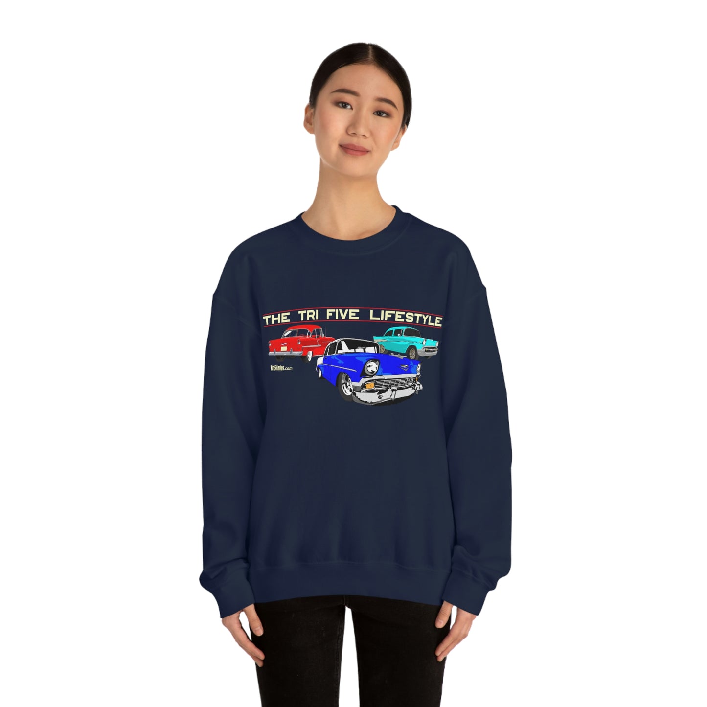 The Tri Five Lifestyle - Unisex Heavy Blend™ Crewneck Sweatshirt