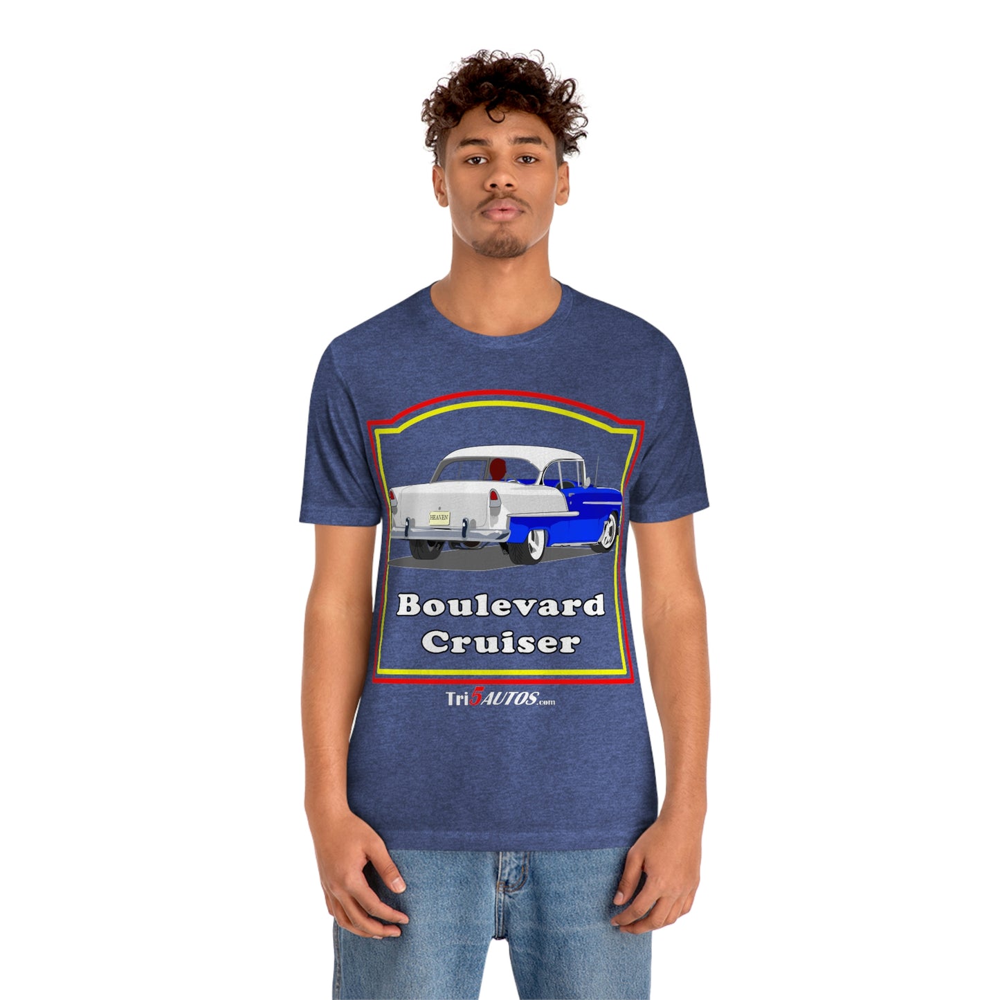 Boulevard Cruiser - Front only - Unisex Jersey Short Sleeve Tee