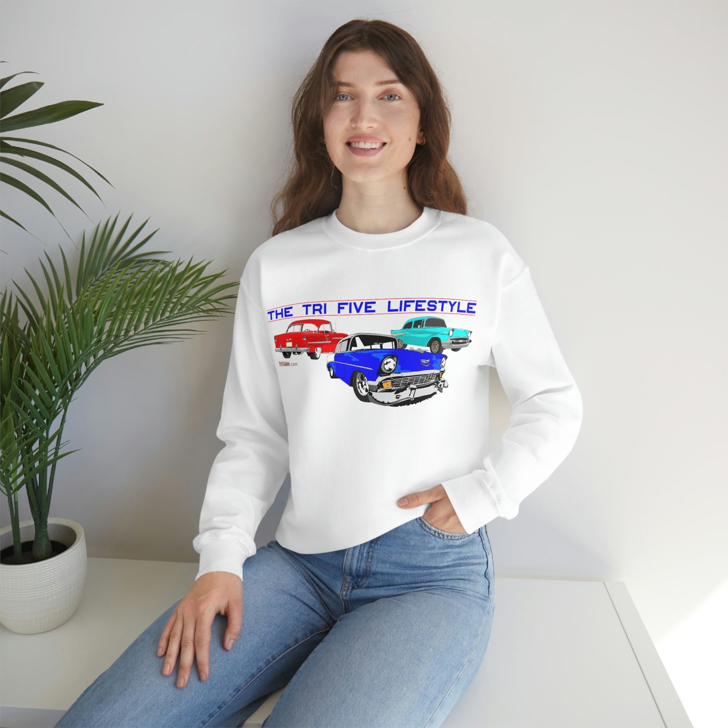 The Tri Five Lifestyle - Unisex Heavy Blend™ Crewneck Sweatshirt