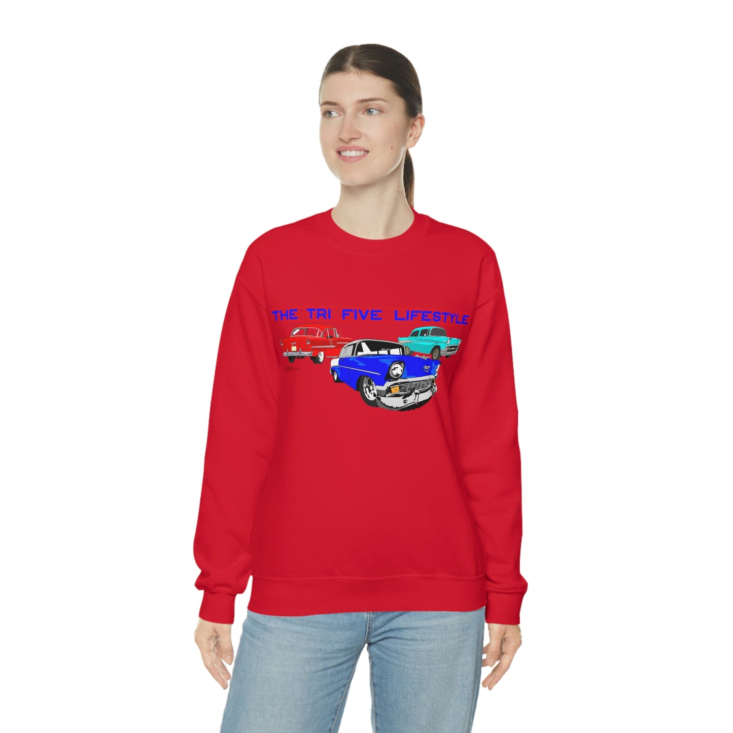 The Tri Five Lifestyle - Unisex Heavy Blend™ Crewneck Sweatshirt