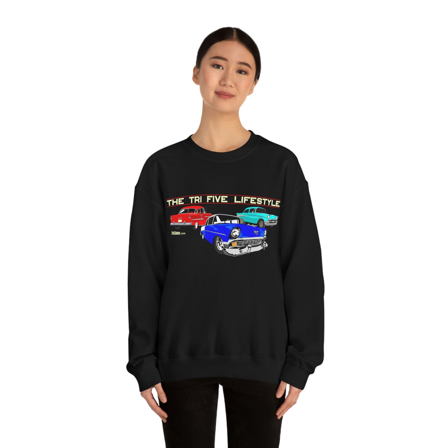 The Tri Five Lifestyle - Unisex Heavy Blend™ Crewneck Sweatshirt