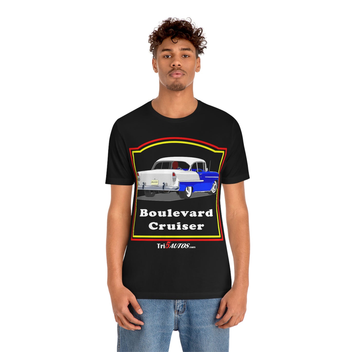 Boulevard Cruiser - Front only - Unisex Jersey Short Sleeve Tee
