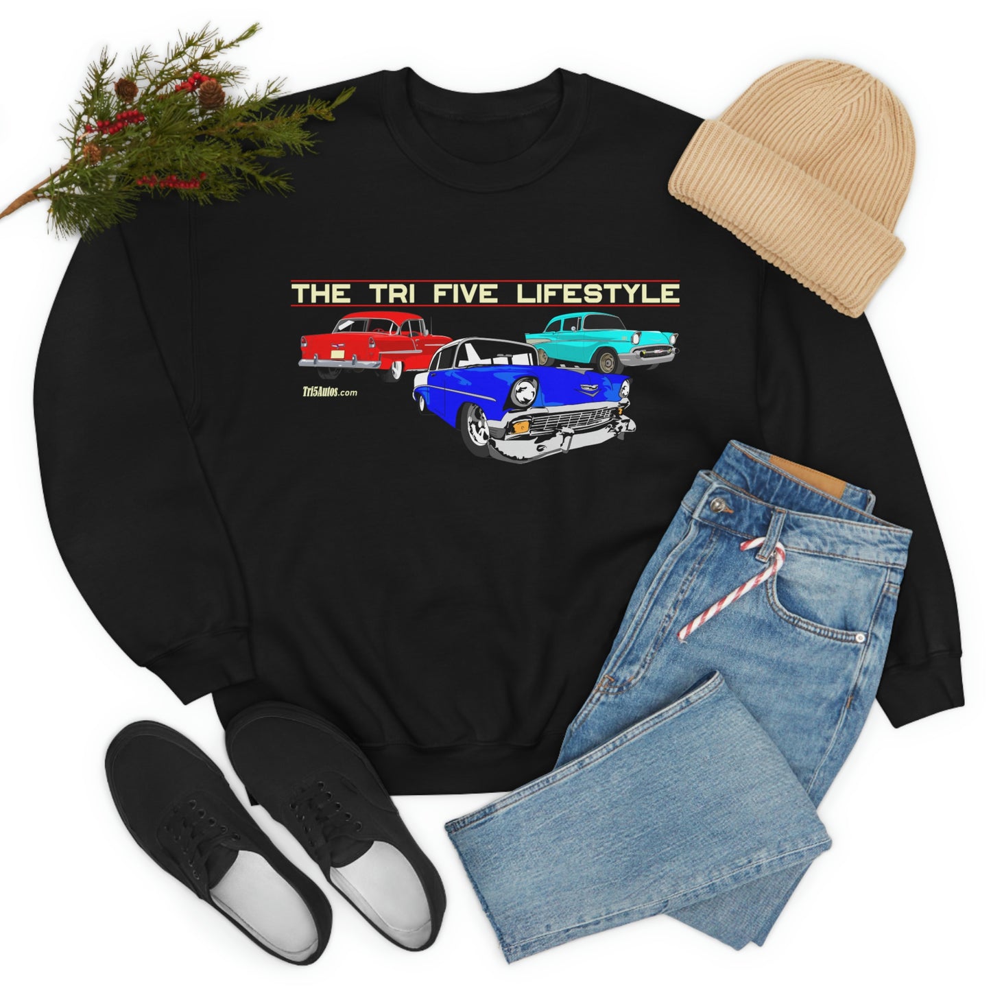 The Tri Five Lifestyle - Unisex Heavy Blend™ Crewneck Sweatshirt