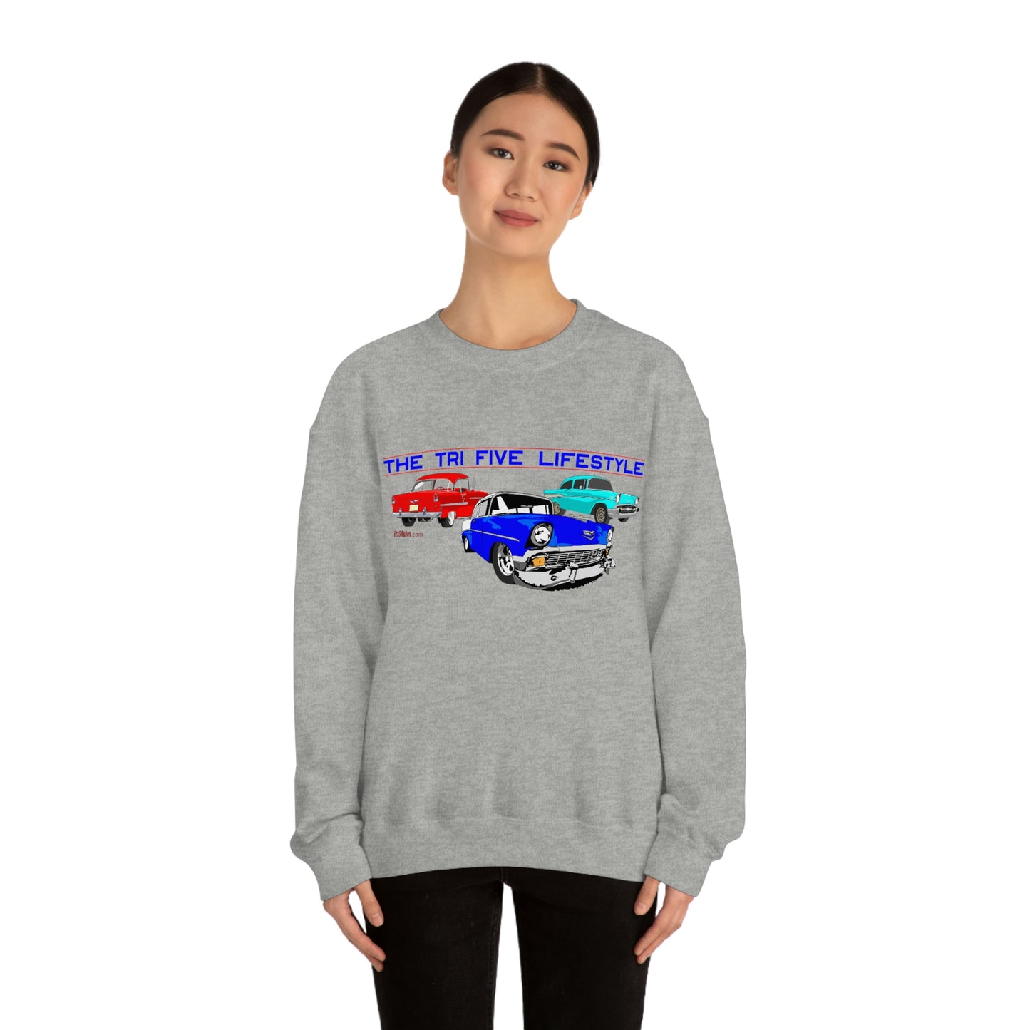The Tri Five Lifestyle - Unisex Heavy Blend™ Crewneck Sweatshirt