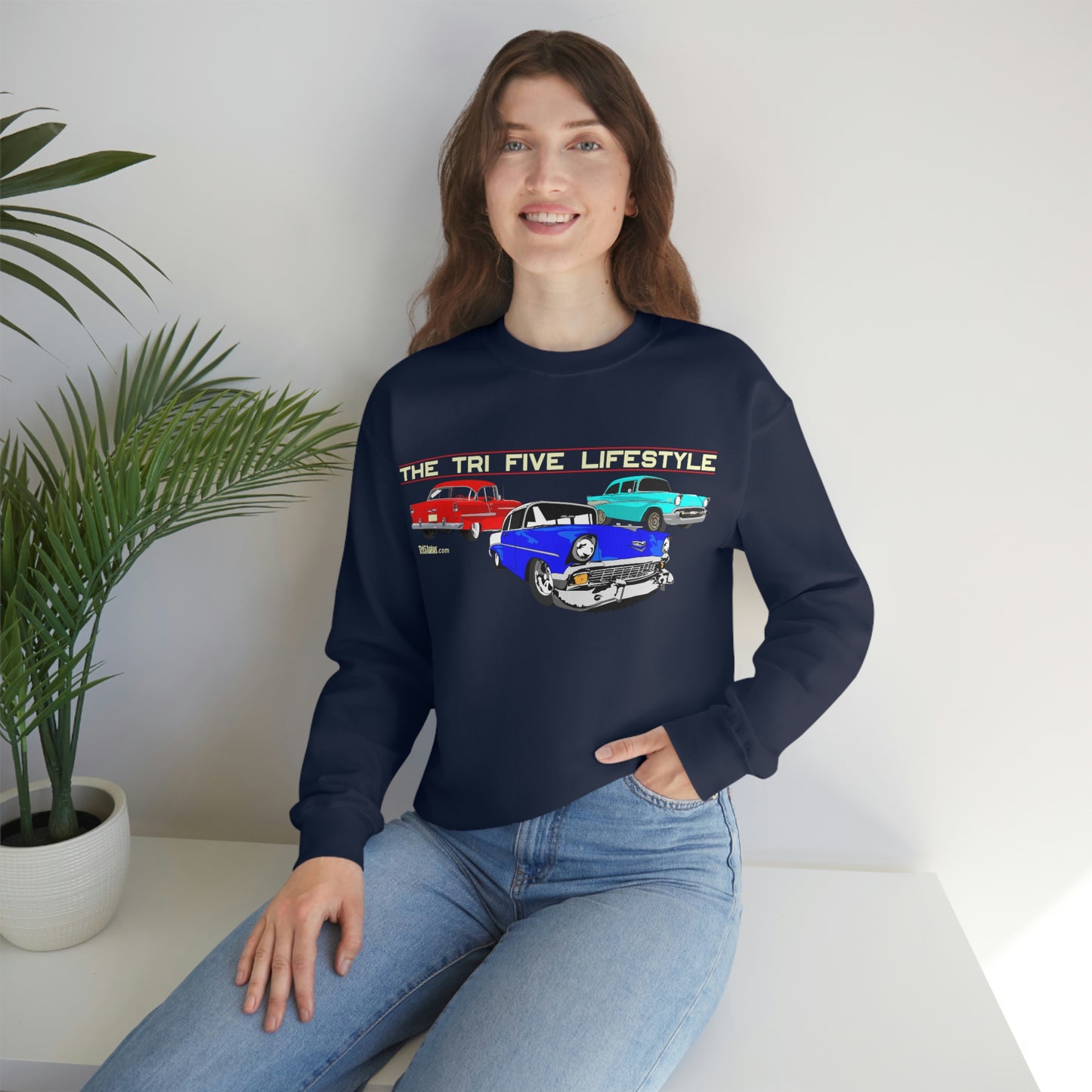 The Tri Five Lifestyle - Unisex Heavy Blend™ Crewneck Sweatshirt