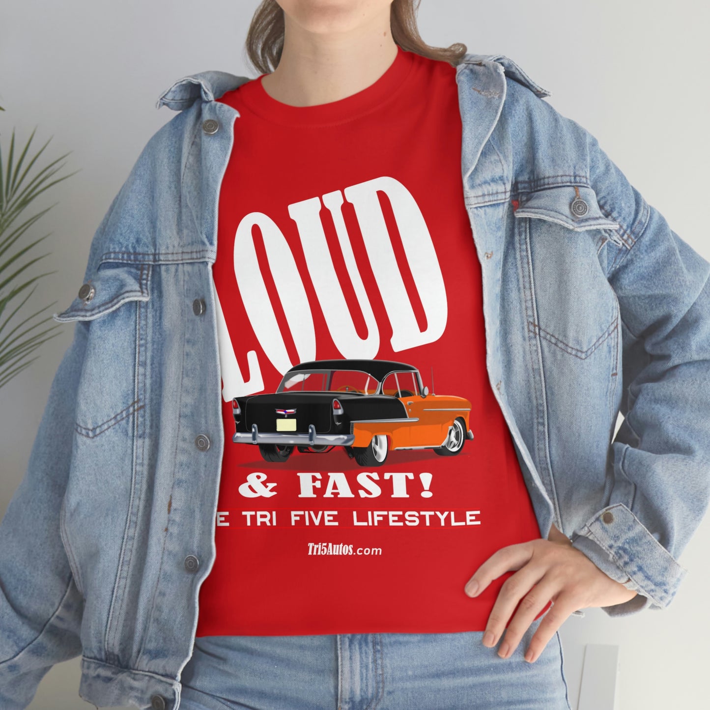 55 LOUD and Fast Unisex Heavy Cotton Tee