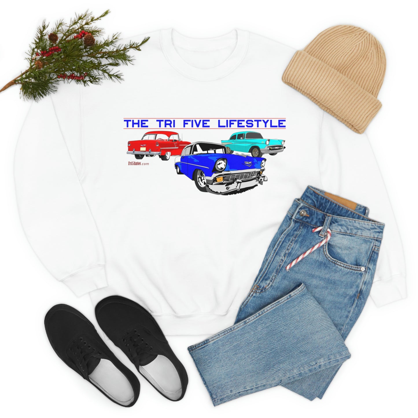 The Tri Five Lifestyle - Unisex Heavy Blend™ Crewneck Sweatshirt