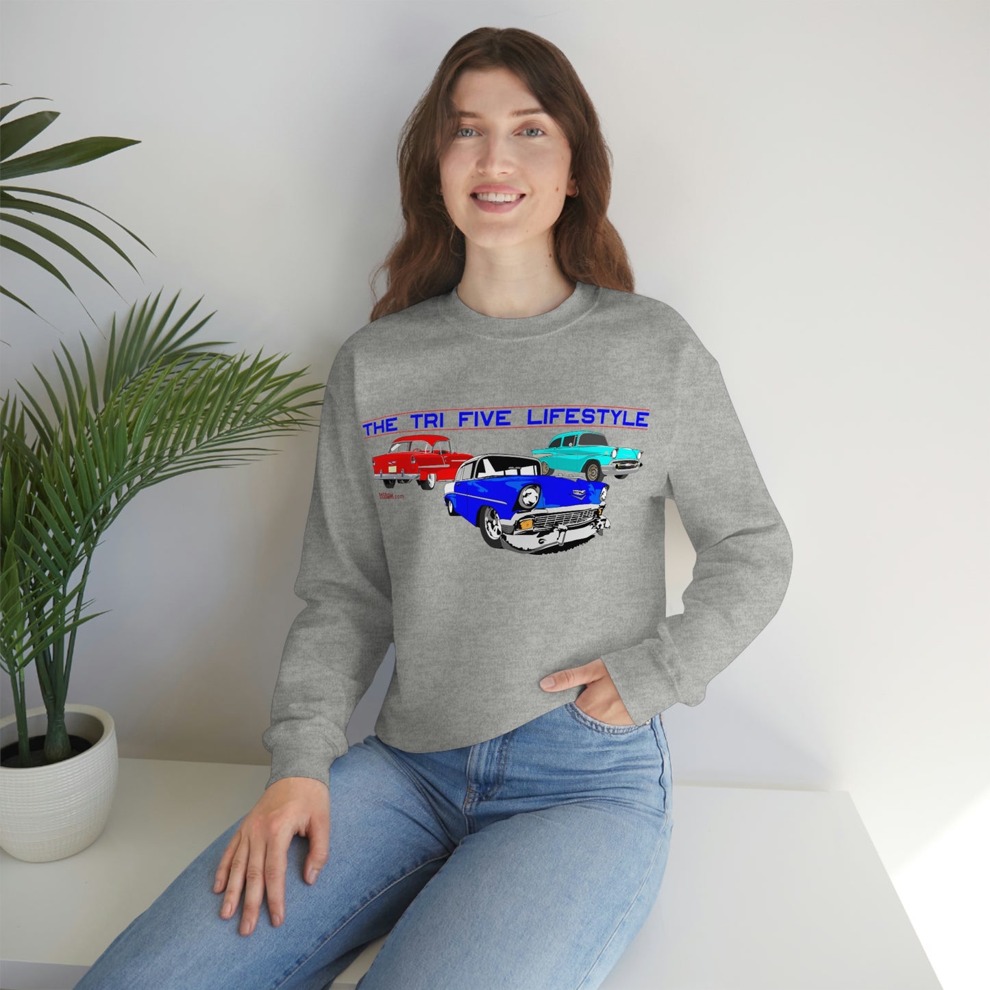 The Tri Five Lifestyle - Unisex Heavy Blend™ Crewneck Sweatshirt