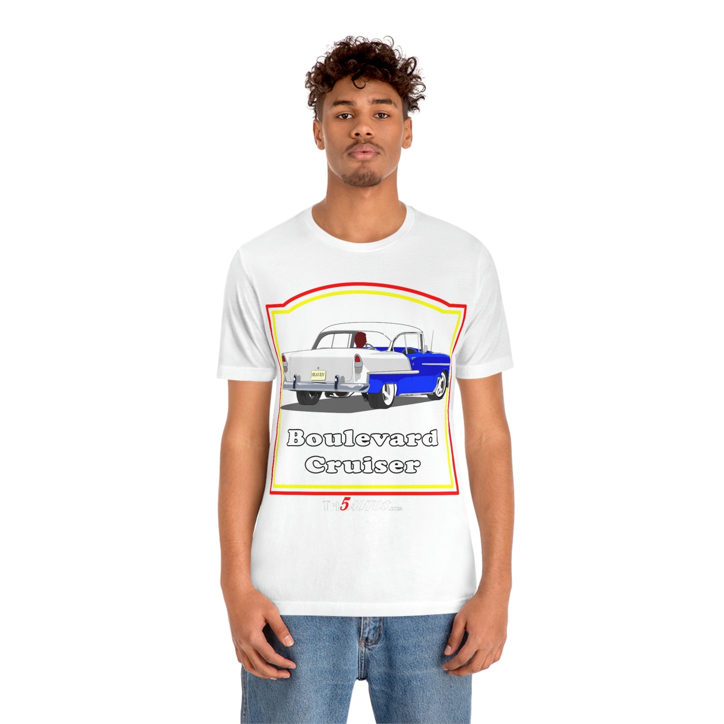 Boulevard Cruiser - Front only - Unisex Jersey Short Sleeve Tee