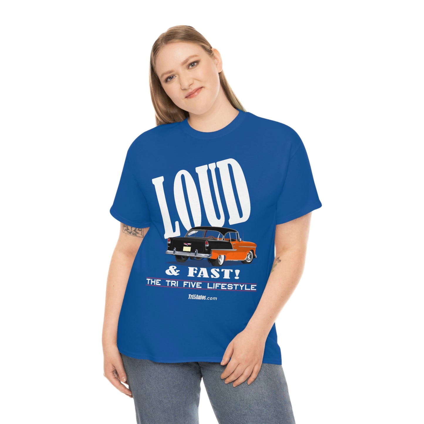 55 LOUD and Fast Unisex Heavy Cotton Tee