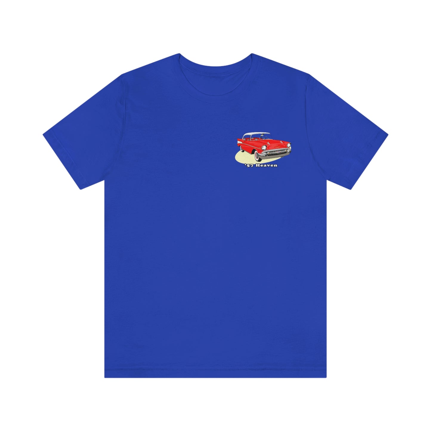 Red 57 Glimpse Heaven - Unisex Jersey Short Sleeve Tee - Front and Back Design