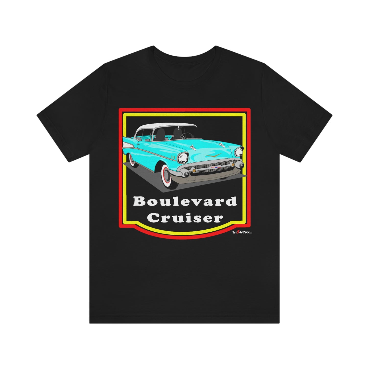 Lt Blue 57 Cruising - Front only - Unisex Jersey Short Sleeve Tee