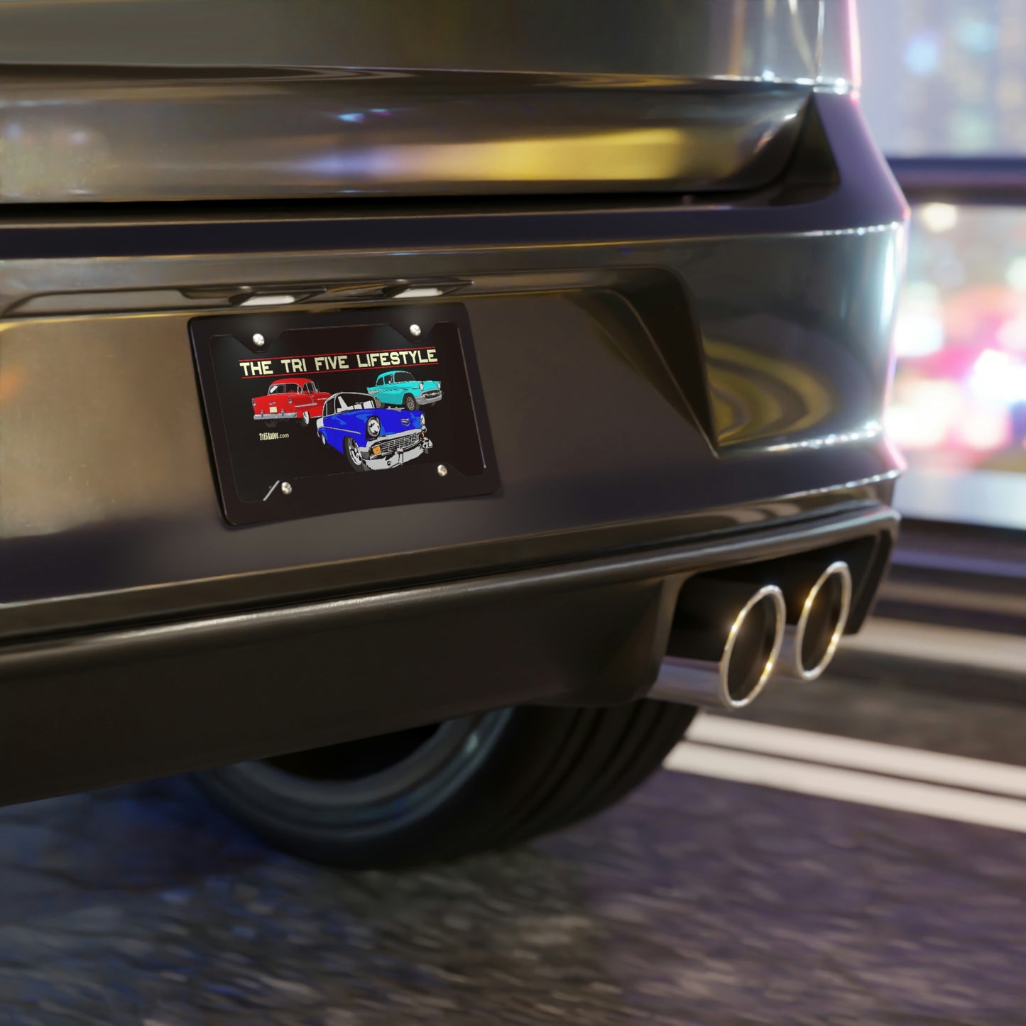 Tri-Five Lifestyle Vanity Plate