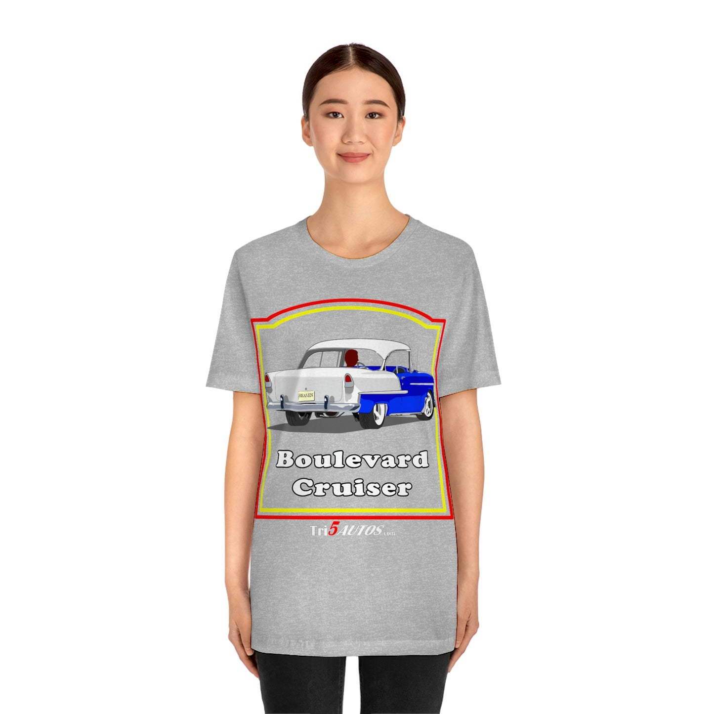 Boulevard Cruiser - Front only - Unisex Jersey Short Sleeve Tee