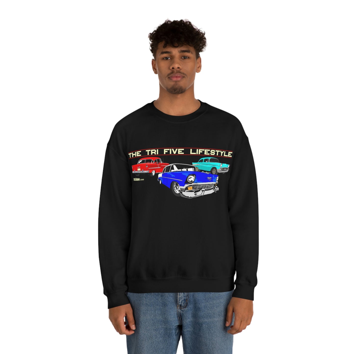 The Tri Five Lifestyle - Unisex Heavy Blend™ Crewneck Sweatshirt