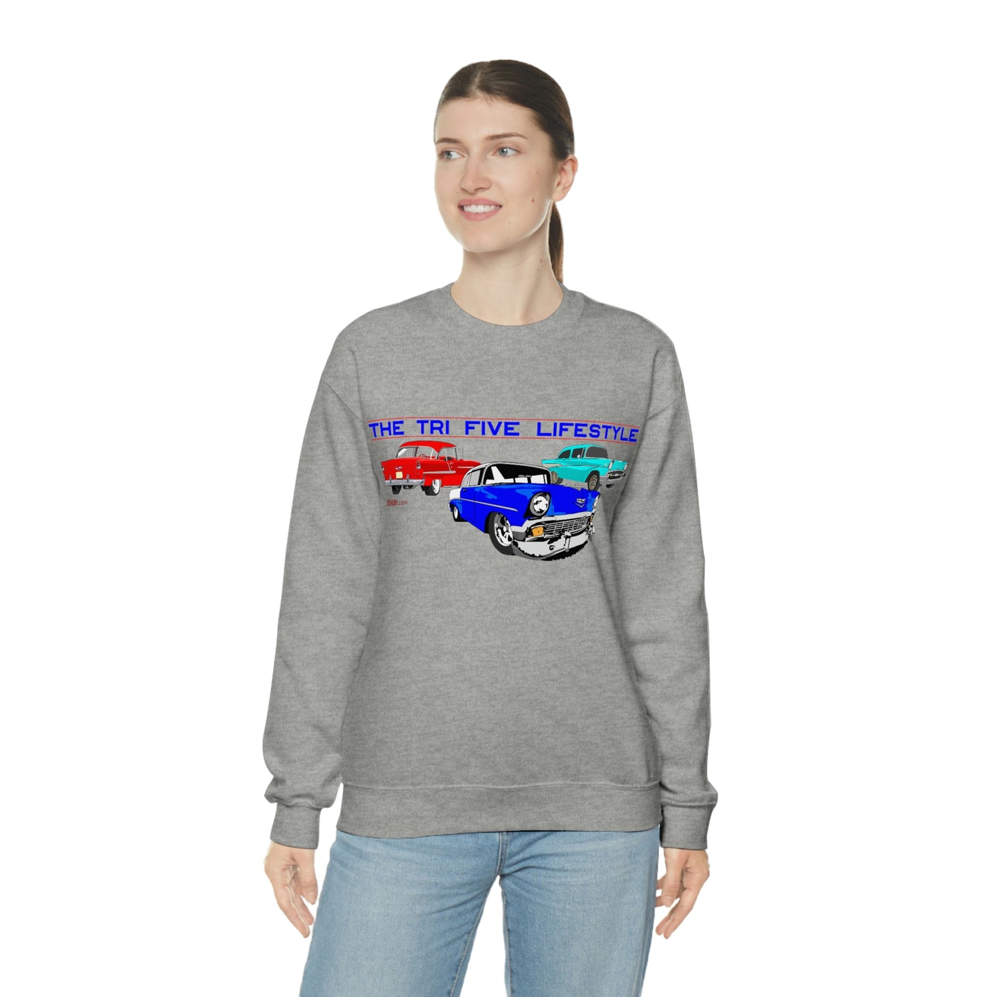 The Tri Five Lifestyle - Unisex Heavy Blend™ Crewneck Sweatshirt