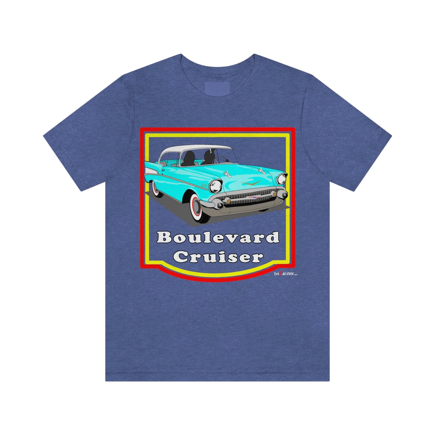 Lt Blue 57 Cruising - Front only - Unisex Jersey Short Sleeve Tee
