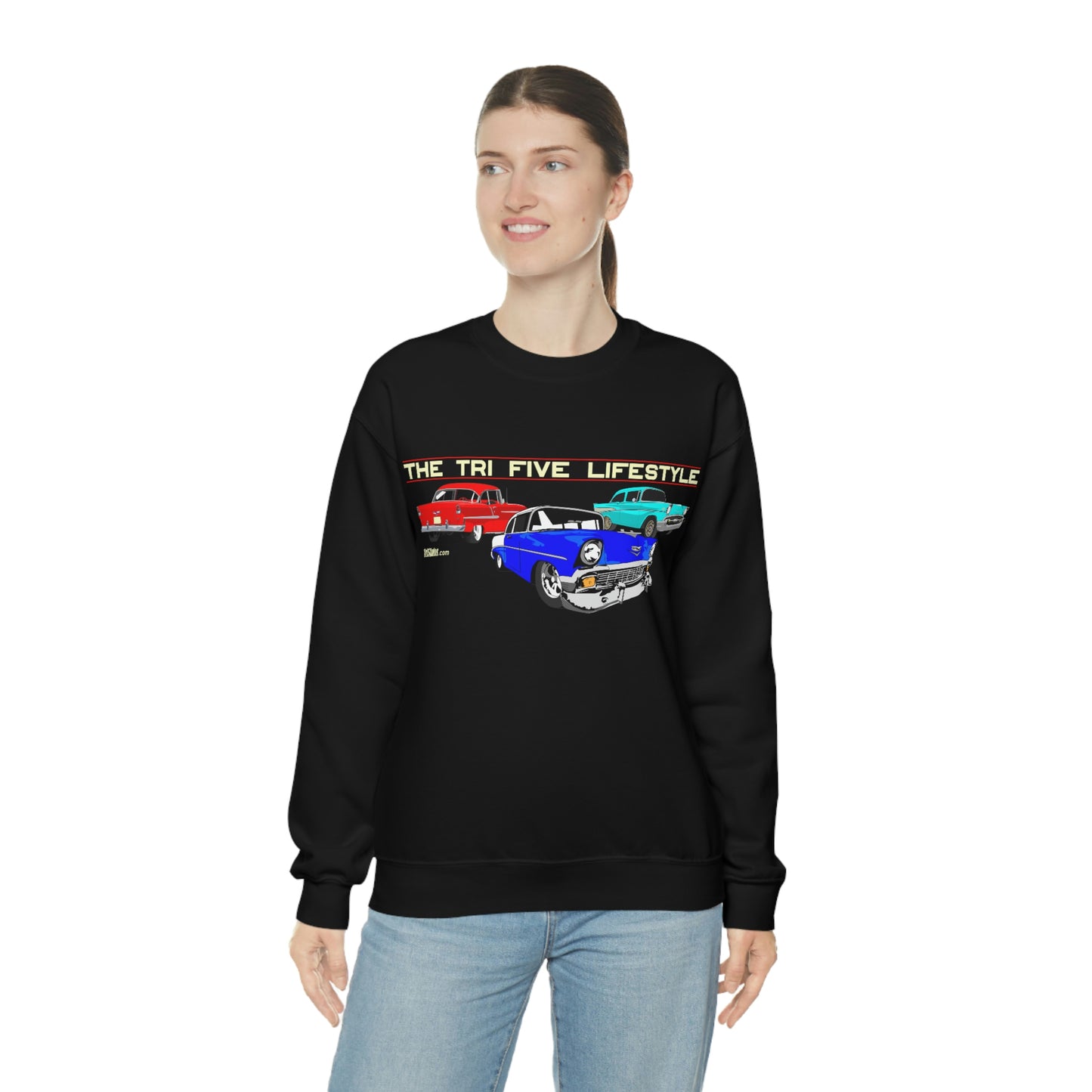 The Tri Five Lifestyle - Unisex Heavy Blend™ Crewneck Sweatshirt