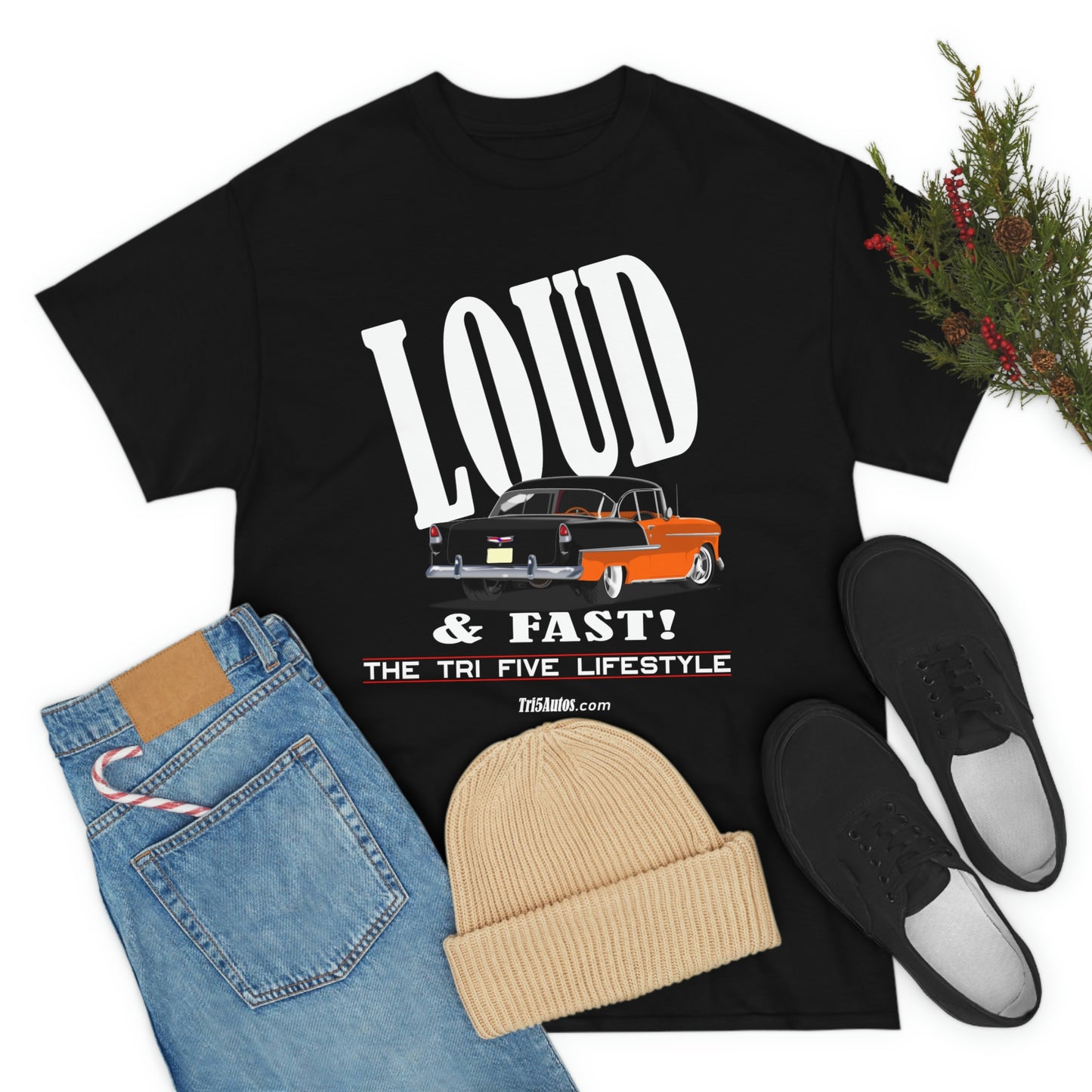 55 LOUD and Fast Unisex Heavy Cotton Tee