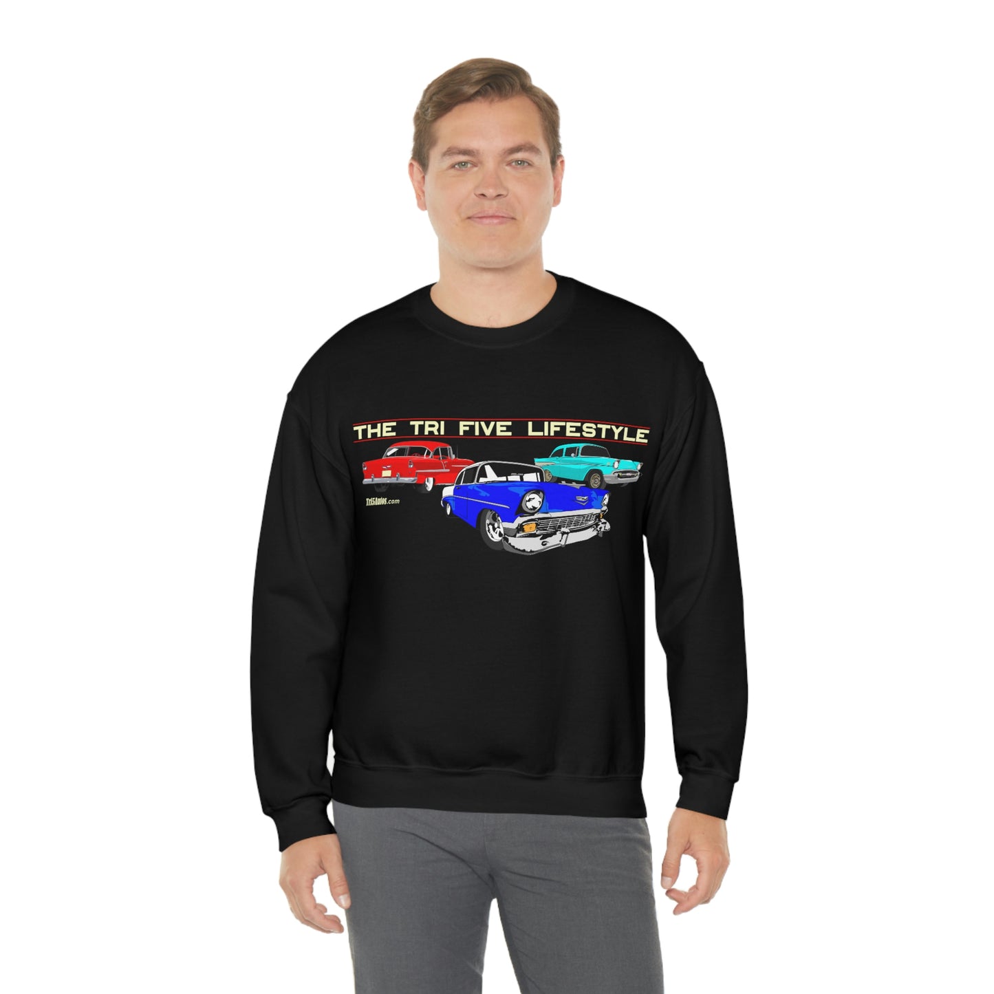 The Tri Five Lifestyle - Unisex Heavy Blend™ Crewneck Sweatshirt