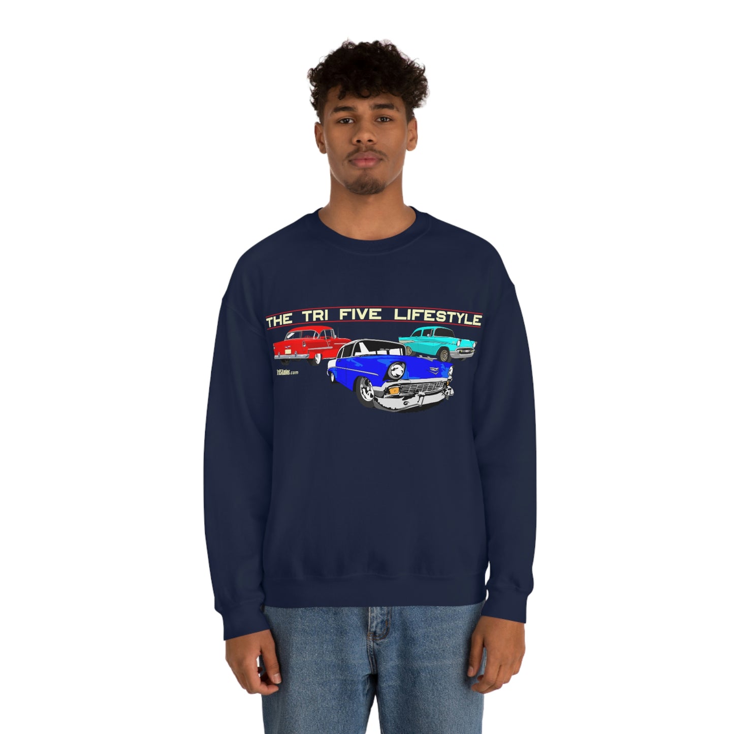 The Tri Five Lifestyle - Unisex Heavy Blend™ Crewneck Sweatshirt