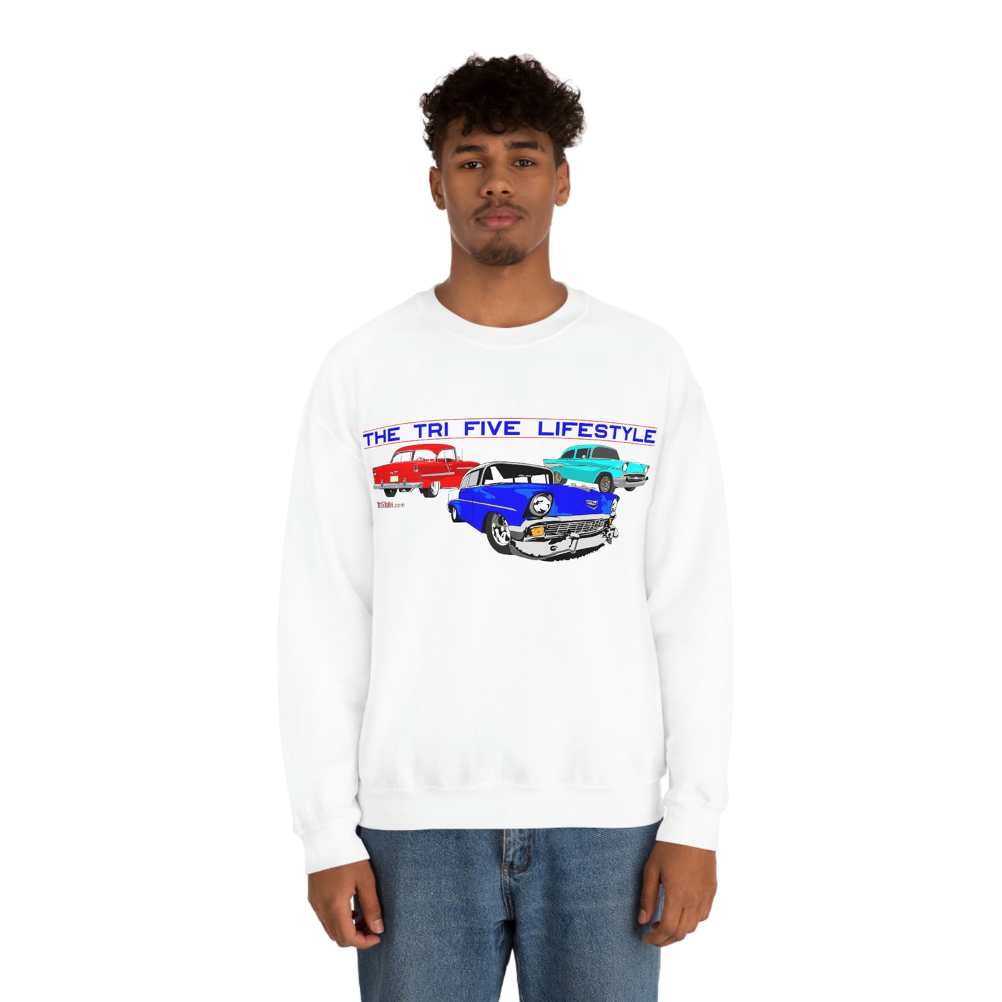 The Tri Five Lifestyle - Unisex Heavy Blend™ Crewneck Sweatshirt