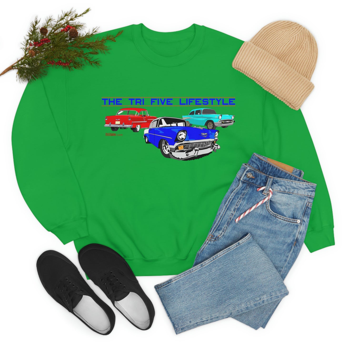 The Tri Five Lifestyle - Unisex Heavy Blend™ Crewneck Sweatshirt