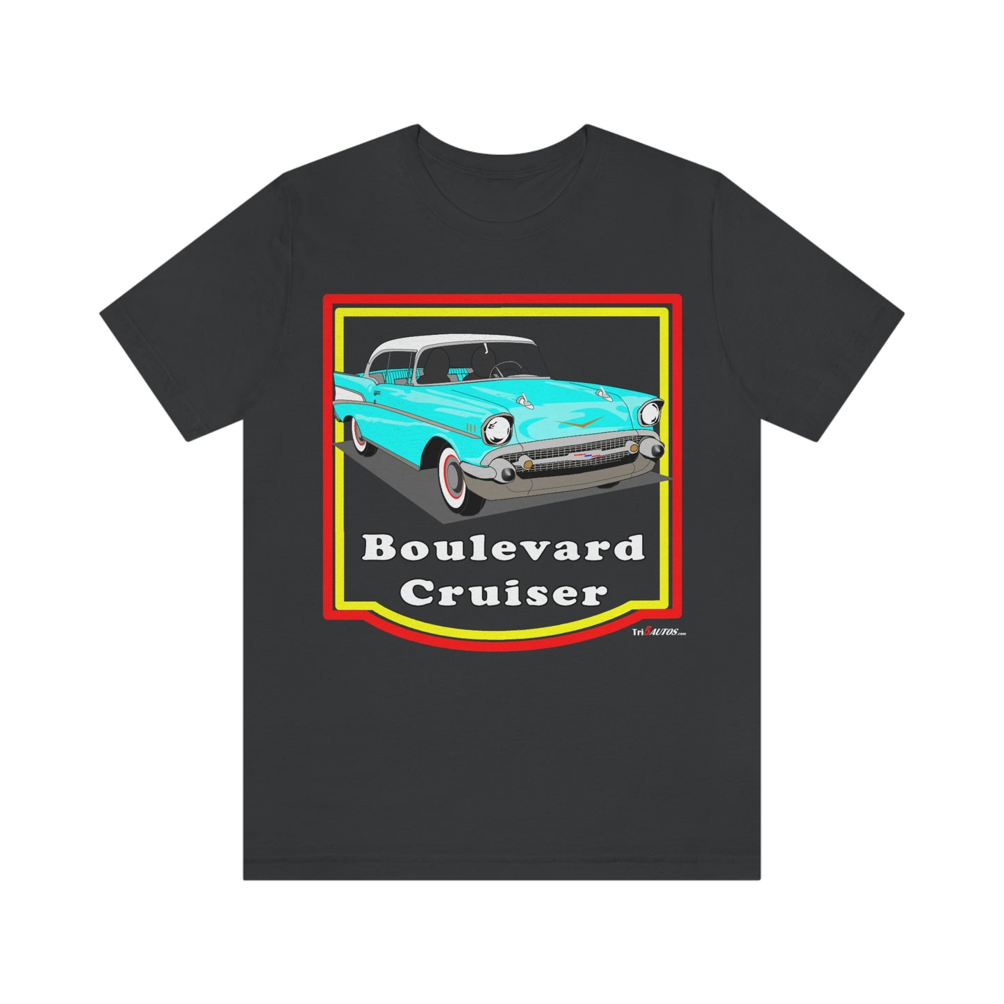 Lt Blue 57 Cruising - Front only - Unisex Jersey Short Sleeve Tee
