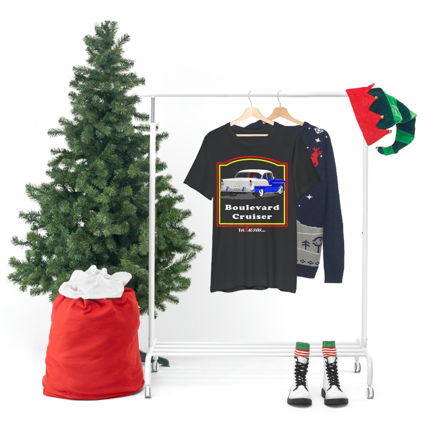 Boulevard Cruiser - Front only - Unisex Jersey Short Sleeve Tee