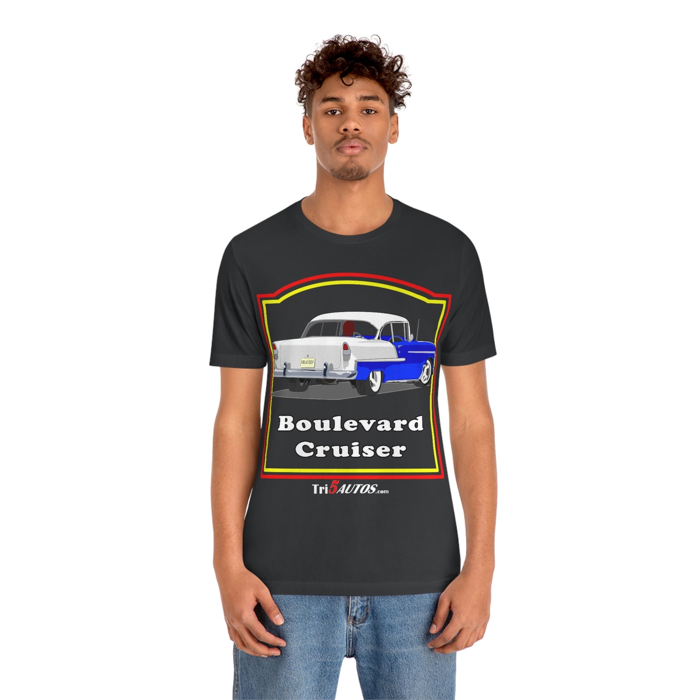 Boulevard Cruiser - Front only - Unisex Jersey Short Sleeve Tee