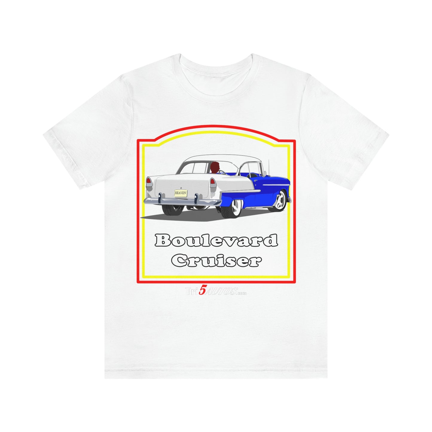 Boulevard Cruiser - Front only - Unisex Jersey Short Sleeve Tee
