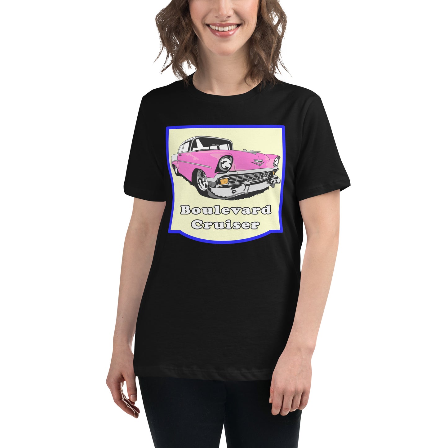 Pink 56 Cruiser Women's Relaxed T-Shirt