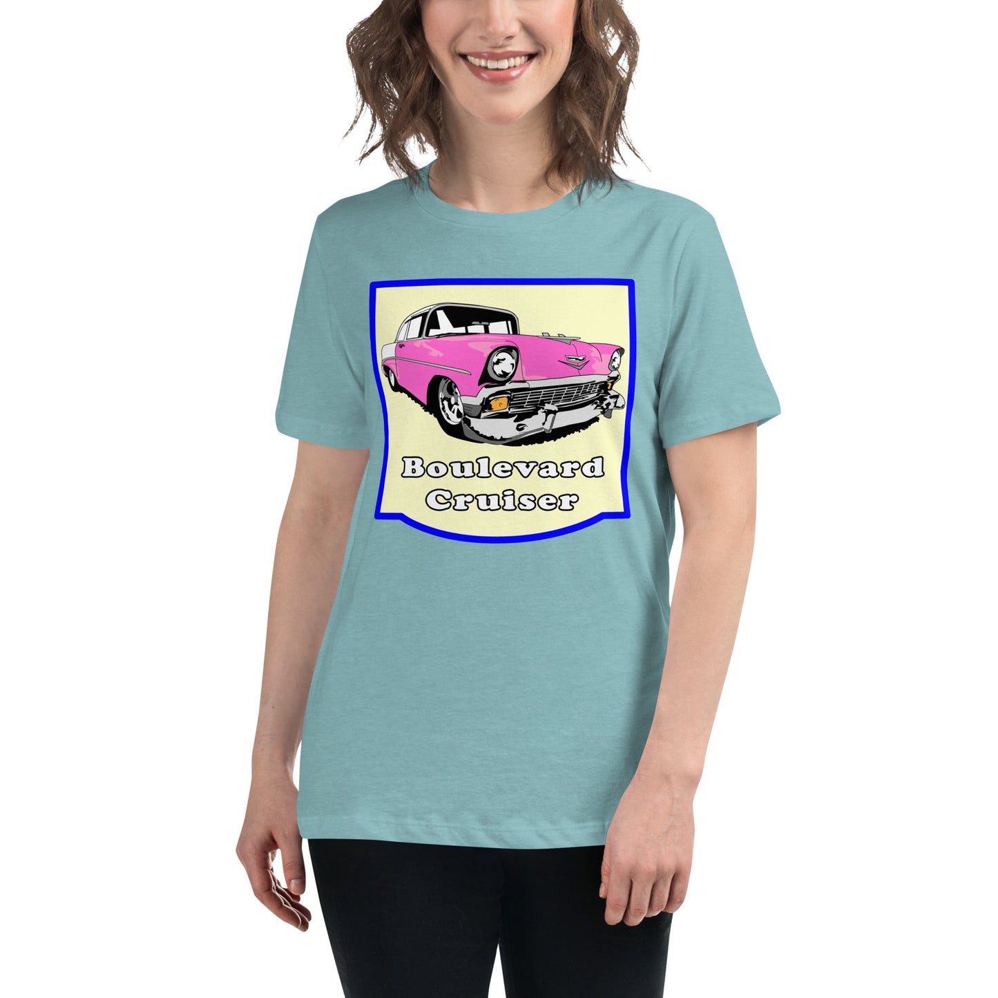 Pink 56 Cruiser Women's Relaxed T-Shirt